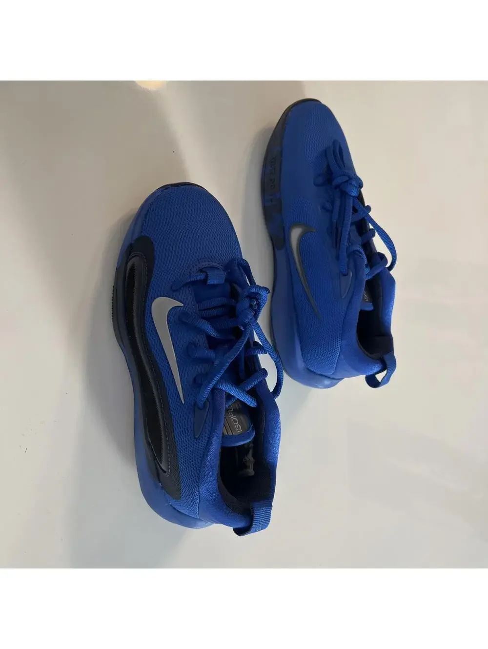 New NIKE IsoFly GS Size 6.5 Y Basketball Shoes Game Royal Blue FN4384-402